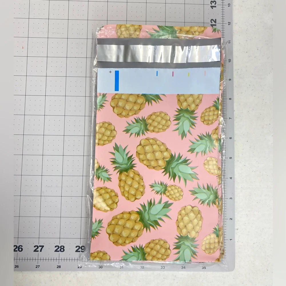 Pineapple Poly Mailers 24 large + 12 small Shipping Mail Shop Cute Tropical Fun